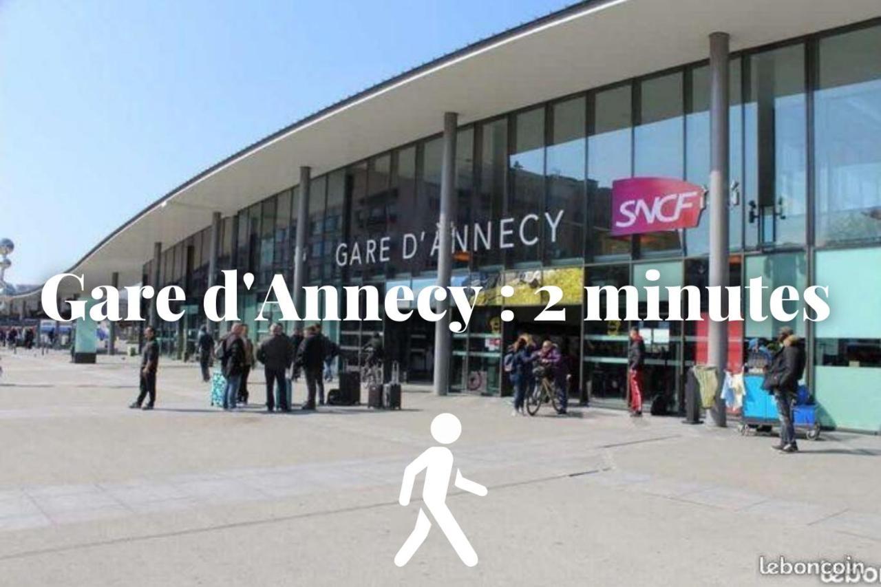 Le Duplex - Hyper Centre - Gare - Wifi - Netflix - Disney + Annecy Exterior foto