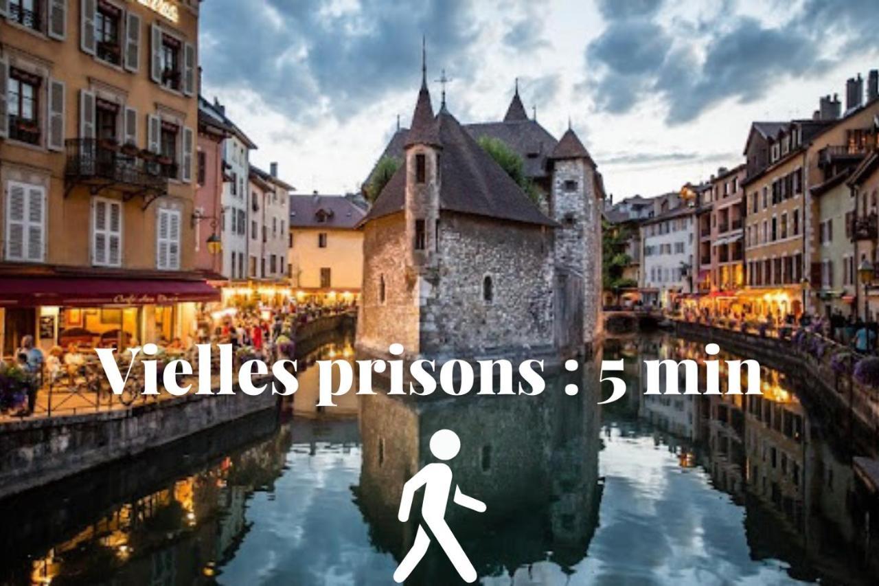 Le Duplex - Hyper Centre - Gare - Wifi - Netflix - Disney + Annecy Exterior foto